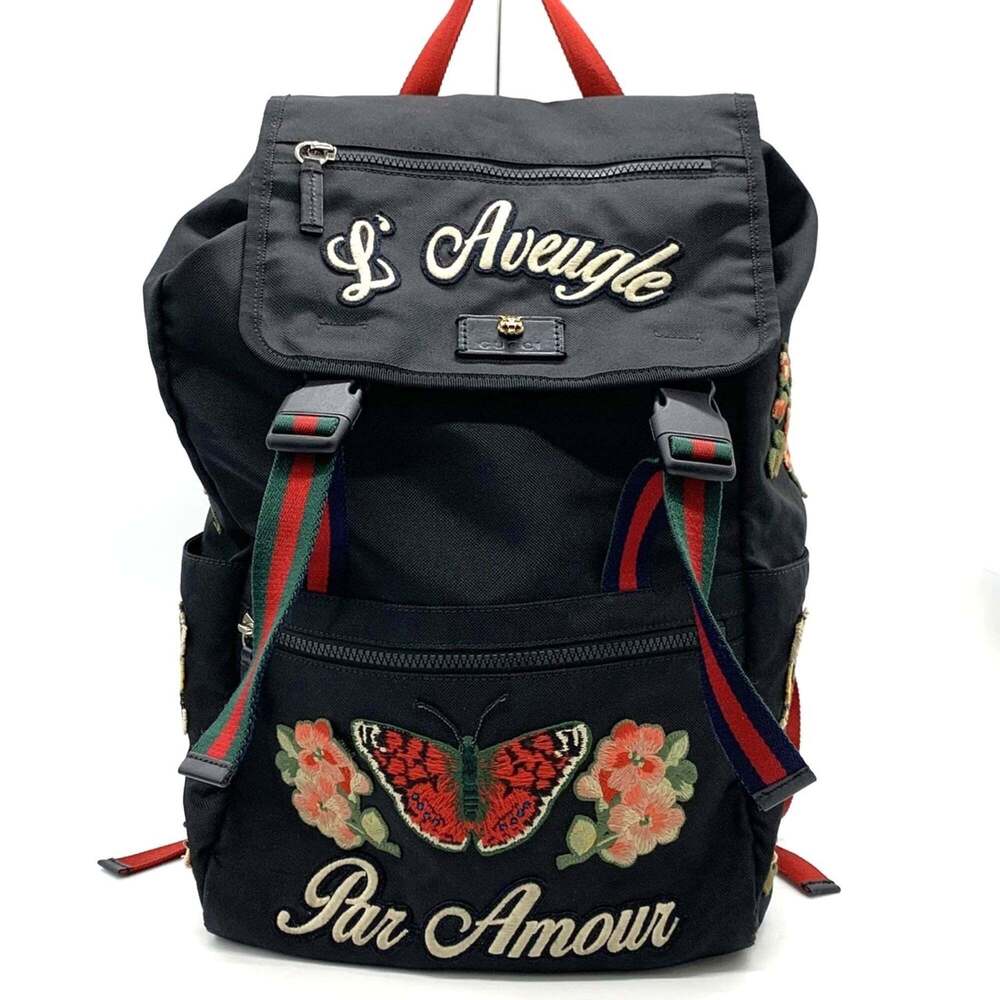 GUCCI Authentic Black Backpack